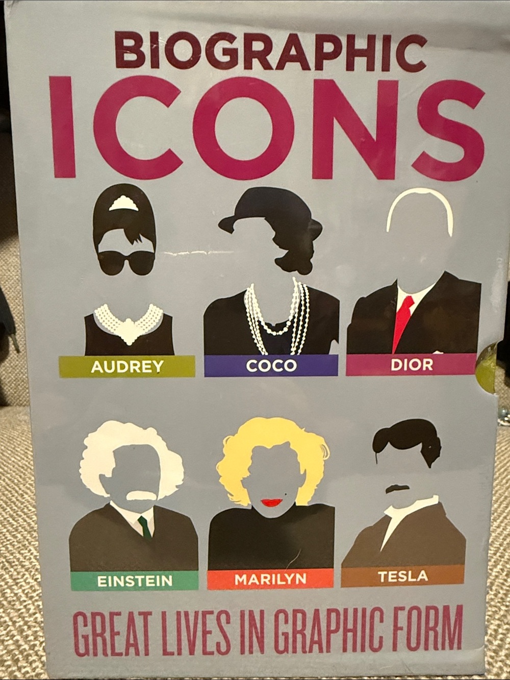 Biographic Icons Book Set of 6 NEW